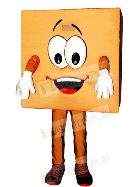 brown box mascot costumes