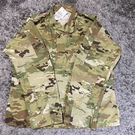 vtg  army combat uniform jacket unisex medium camo field shirt insect coat nwt  picclick