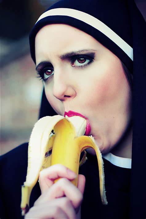 Nun With Banana By Maille91 On Deviantart