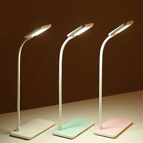 eye protect led desk lamps usb flexible gooseneck led table lamp modern