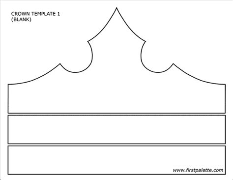 printable queen crown template  printable templates