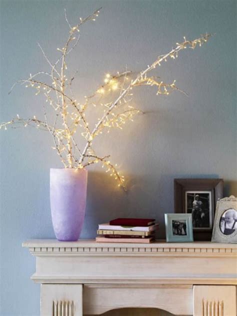 atmospheric holiday decorating ideas  fairy lights family