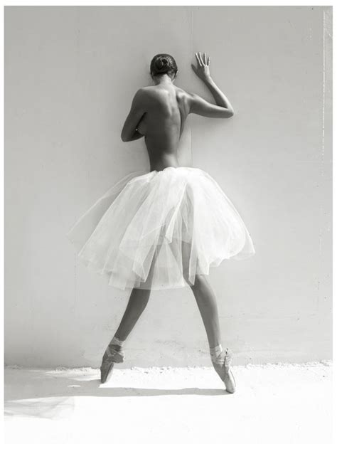 topless ballerina photography black and white la forme