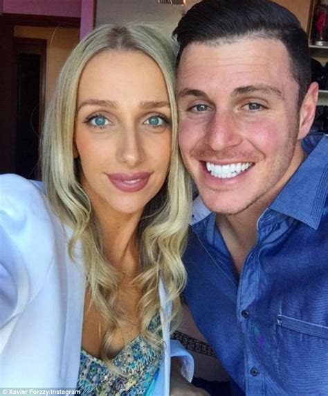 married at first sight s xavier forsberg takes cheesy selfie with his