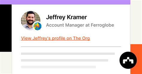 jeffrey kramer account manager  ferroglobe  org