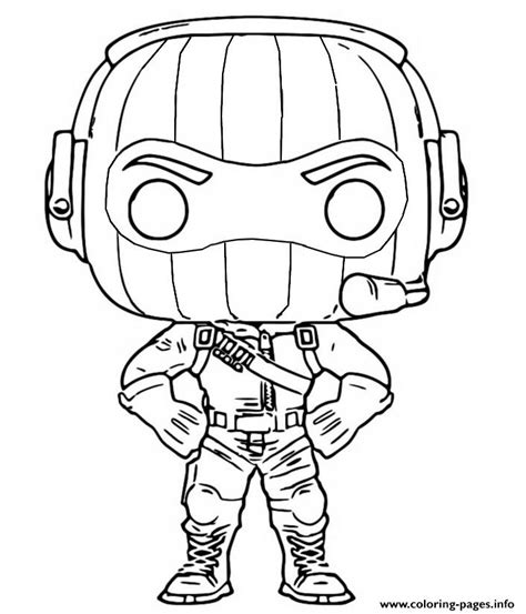 funko pop fortnite raptor coloring page printable