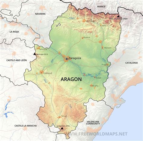 aragon maps