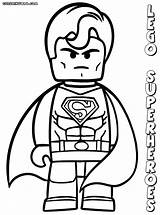 Coloring Lego Pages Superheros Superheroes Popular Print sketch template