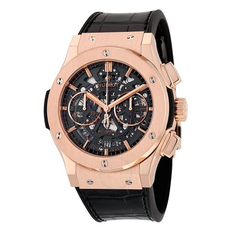 hublot classic fusion chronograph black dial mens  oxlr oxlr watches