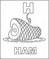 Ham Letter Hams Dossey Linda Letters Pinned Lettering sketch template