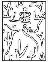 Klee Paul Coloring Pages Keeffe Georgia Para Park Arte Obras Niños Da Lu Dibujos Color Getdrawings Colossal Coloriage Summer Getcolorings sketch template
