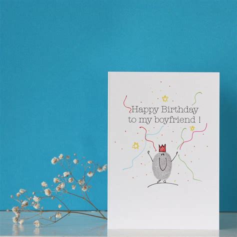 boyfriend birthday card  adam regester design
