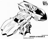 Racer sketch template