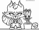 Groot Coloring Rocket Pages Baby Sheet Marvel Drawing Muffin Printable Rena Avengers Christmas Power Color Deviantart Team Little Getcolorings Blueberry sketch template
