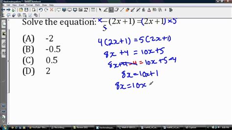 solving linear equations  fractions youtube