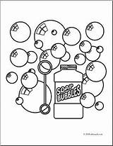 Bubbles Coloring Pages Blowing Bubble Printable Color Clip Print Getdrawings Getcolorings sketch template