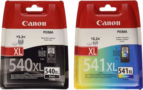 canon pg  xl cl  xl cartouche dencre  feuilles de papier photo noir