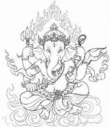 Hindu Coloring Pages Mandala Getdrawings sketch template