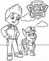 Coloring Pages Patrol Paw Ryder Chase Printable Color Drawing Print Kids Pawpatrol Topcoloringpages sketch template