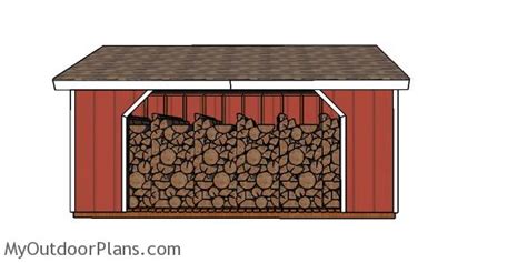 firewood shed plans myoutdoorplans