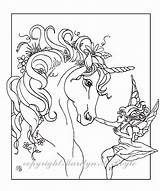Coloring Unicorn Pages Fairy Adult Fantasy Foal Horse Unicorns Printable Etsy Baby Colouring Kids Book Poster Pegasus Four Five Sheets sketch template