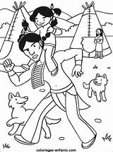 Coloriage Indien Coloriages Haring sketch template