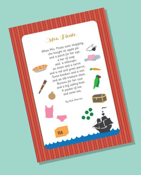 pirate illustrated poem poems pirates pirate day