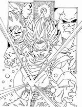 Dragon Dragonball Colorir Lineart Buu Goku Dbz Dibujo Desenhos sketch template