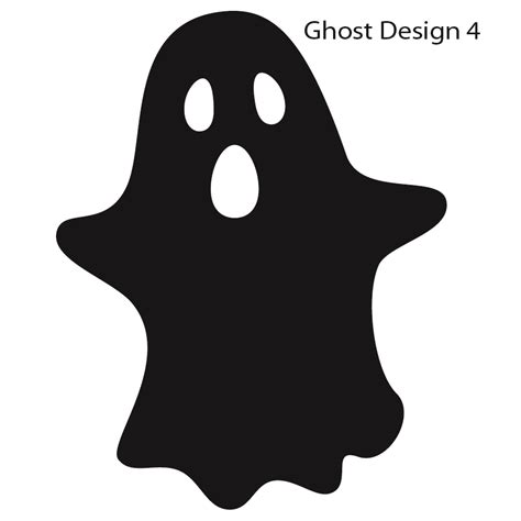 large ghosts halloween silhouettes vinyl decals  fun designs