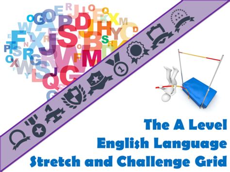 level english language stretch  challenge grid teaching