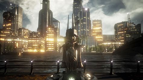 Pre Sci Fi City Park Unreal Engine 4 Youtube
