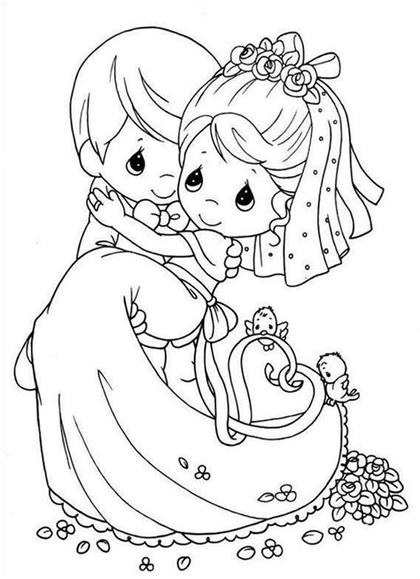 marry  weddings coloring pages coloring home