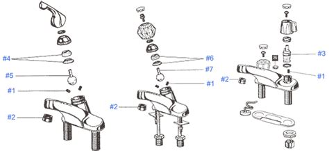 peerless brand faucet repair parts