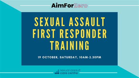 19 october 2019 sexual assault first responder training sexual