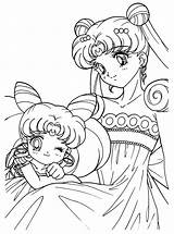 Sailor Moon Coloring Pages Printable Kids Sailormoon Color Anime Print Sheets Princess sketch template