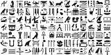 Egyptian Hieroglyphics Hieroglyphs Hieroglyph sketch template
