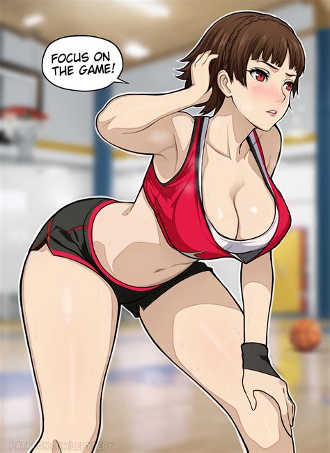 Rule 34 1girls Alternate Breast Size Atlus Booty Shorts Breasts Brown