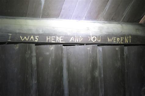 found while inside an old us forest service lodge felt that the quote fit the vibe on this sub