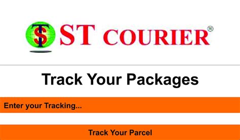 st courier tracking track  parcel