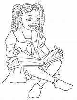 Coloring African Pages American Kids Girl Color Woman Books Drawing Printable Sheets Girls Magic Adult Women Diverse Book Hair Getcolorings sketch template