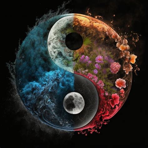 cosmic flowers yin     yin  art yin  tattoos