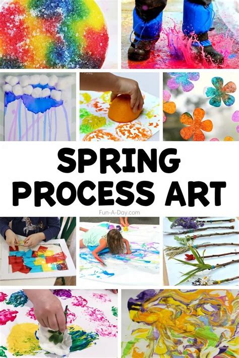 process art preschool spring preschool activities spring theme