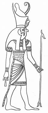 Horus Osiris Egito Deity Antigo Egípcia Dieux Tutankhamon Egípcio Egipcia égyptiens Antiga Designlooter Meglio Artesanato Crianças sketch template