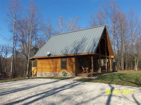 Beautiful Log Cabin On 20 Acres French Lick In Updated