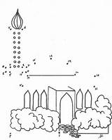 Ramadan Edu Mosque Connect Islamic Asu Public Dots Colouring Numbers Crafts Pages Kids Islam Nice Game Little Activities Decorations Eid sketch template