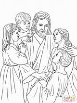 Coloring Loves Jesus Children Popular sketch template