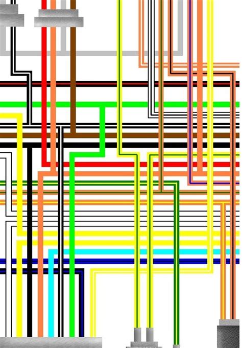 suzuki gsxr    usa spec colour motorcycle wiring diagram