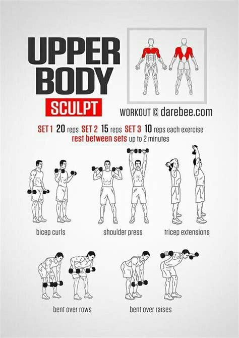 upper body workout weights workout upper body workout