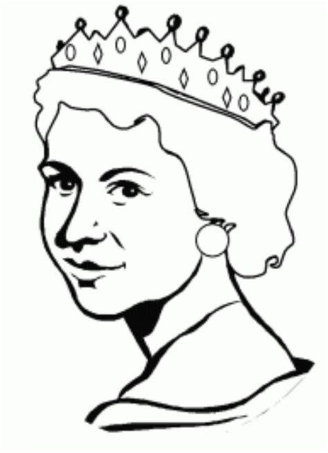 queen elizabeth drawings flag coloring pages coloring pages