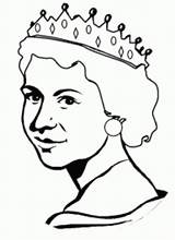 Queen Elizabeth Da Colorare Coloring Reine Coloriage Dessin Angleterre Gratuit Modèles Macramé England Pagine Disegni Adulti Per sketch template